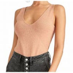 Rachel Roy pink sweater tank
